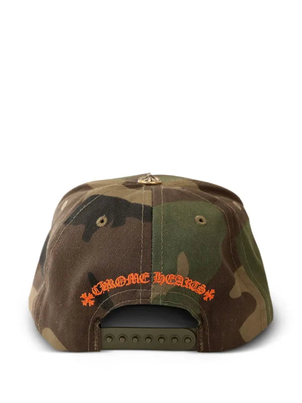 Chrome Hearts Camouflage Print Logo Embroidered Cap