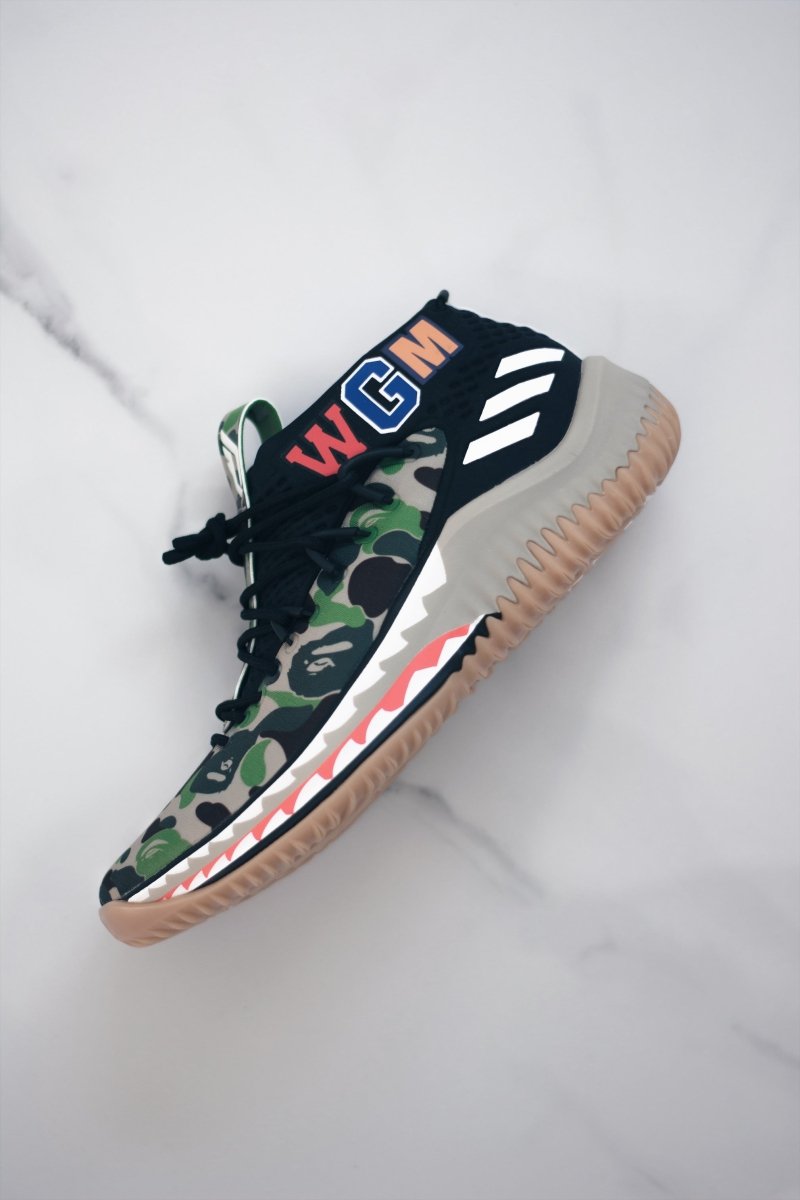 Adidas Dame 4 A Bathing Ape Camo - La Familia Street Culture - Adidas - Adidas Dame 4 A Bathing Ape Camo - La Familia Street Culture - Bape - Dame 4 -