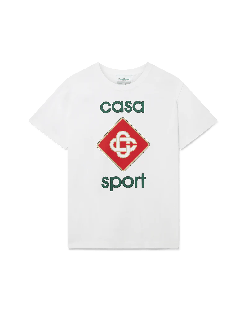 Casablanca Sport Logo T-shirt - La Familia Street Culture - Casablanca - Apparel - Casablanca Sport Logo T-shirt - Hype