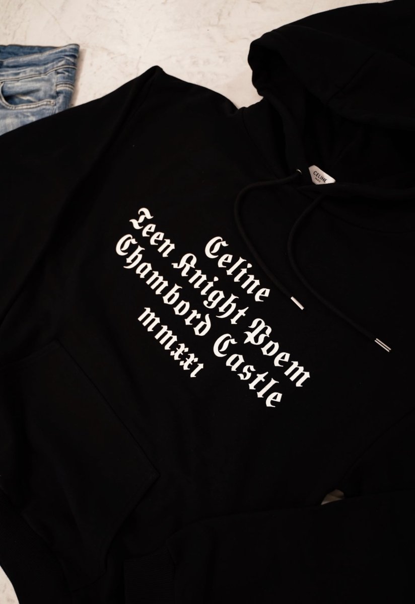 Celine Paris Hoodie Black - La Familia Street Culture - Celine - Celine Paris Hoodie Black - La Familia Street Culture - Celine Paris Hoodie Black - Hypebeast - La Familia