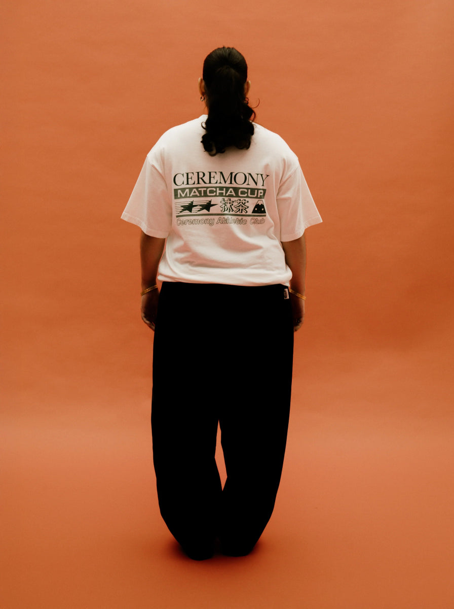Ceremony Matcha Cup Tee Evergreen - La Familia Street Culture - Ceremony South Africa - Ceremony Matcha Cup Tee Evergreen - Apparel - Ceremony Matcha Cup Tee Evergreen - Collab