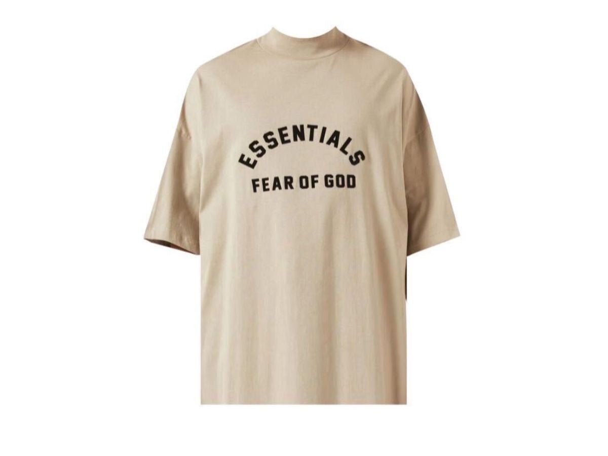 Fear Of God Essentials Short Sleeve Tee - Dirty Beige - La Familia Street Culture - FEAR OF GOD - Fear Of God Essentials Short Sleeve Tee - Dirty Beige - La Familia Street Culture - Apparel - California - Fear Of God