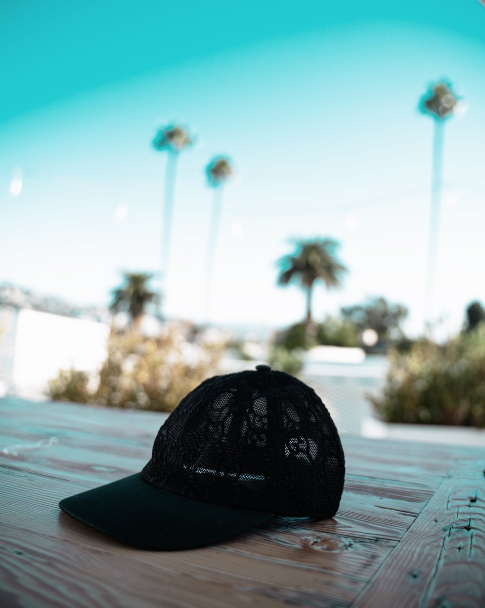Gucci Black GG Embroidered Unisex Baseball Cap - La Familia Street Culture - GUCCI - Gucci Black GG Embroidered Unisex Baseball Cap - La Familia Street Culture - Baseball - Cap - GG