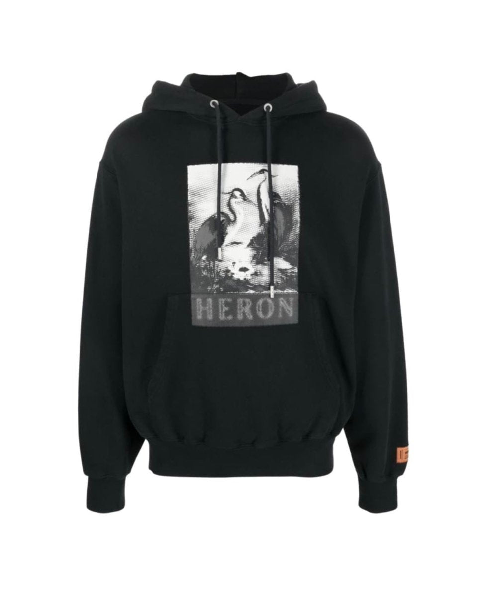 Heron Preston NF Heron BW hoodie - black halftone - La Familia Street Culture - Heron Preston - Heron Preston NF Heron BW hoodie - black halftone - La Familia Street Culture - Heron Preston NF Heron BW Hoodie - Black Black Halftone - Hypebeast - La Familia