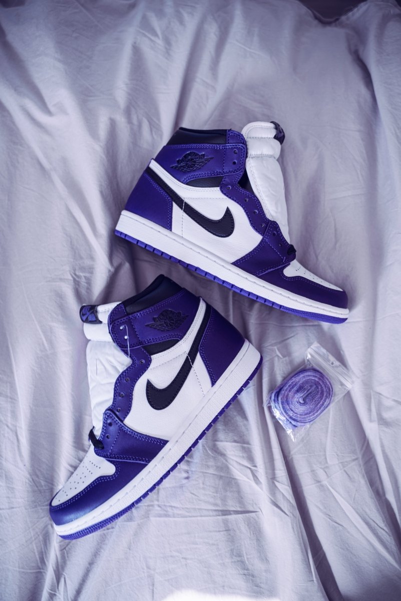 Jordan 1 Retro High Court Purple White - La Familia Street Culture - Air Jordan - Jordan 1 Retro High Court Purple White - La Familia Street Culture - Air Jordan - Air Jordan 1 - court purple