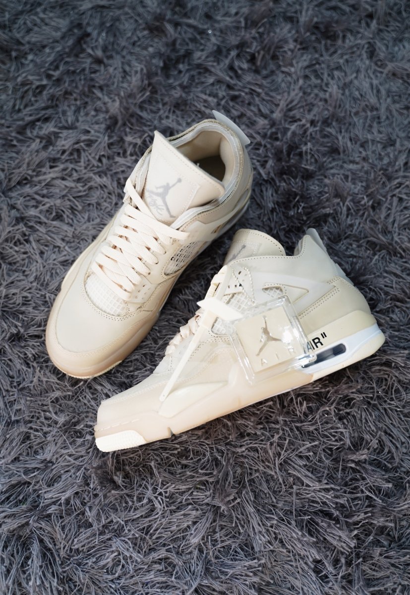 Jordan 4 retro Off - White sail (W) - La Familia Street Culture - Air Jordan - Jordan 4 retro Off - White sail (W) - La Familia Street Culture - Air Jordan - Air Jordan 4 - AJ