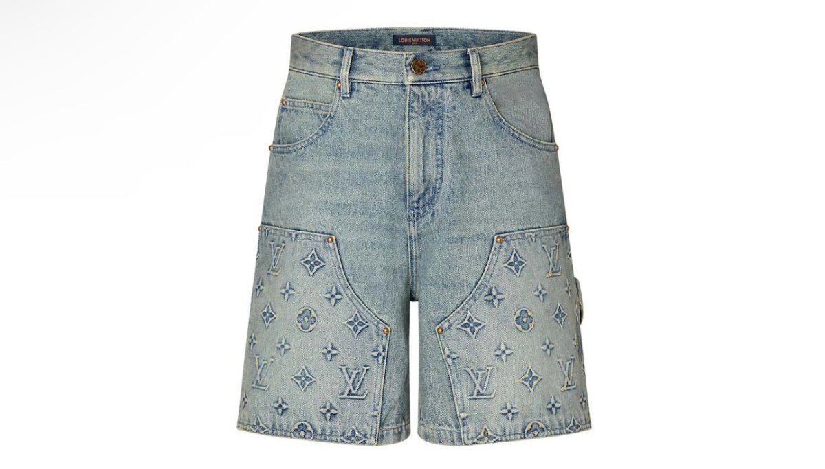 Louis Vuitton Denim Carpenter Shorts Blue - La Familia Street Culture - Louis Vuitton - Apparel - Denim shorts - Denims
