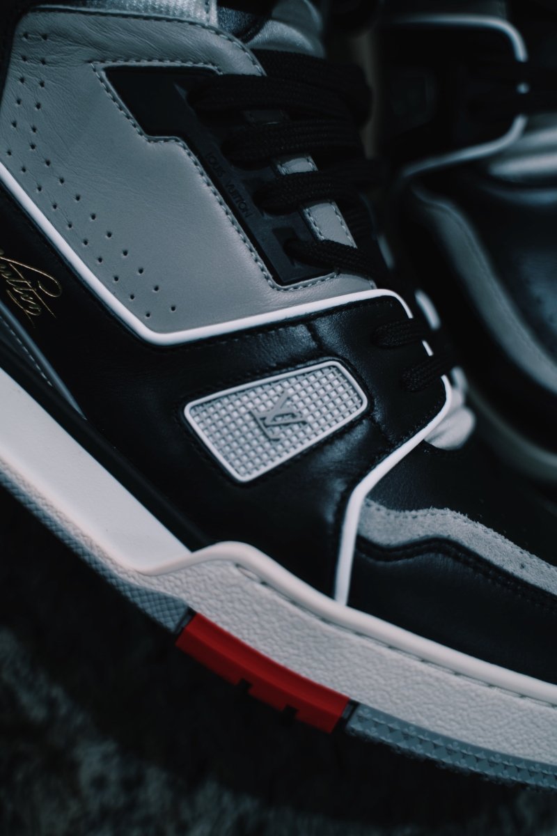Louis Vuitton LV Trainer Sneaker Boot High Black Grey - La Familia Street Culture - Louis Vuitton - Louis Vuitton LV Trainer Sneaker Boot High Black Grey - La Familia Street Culture -