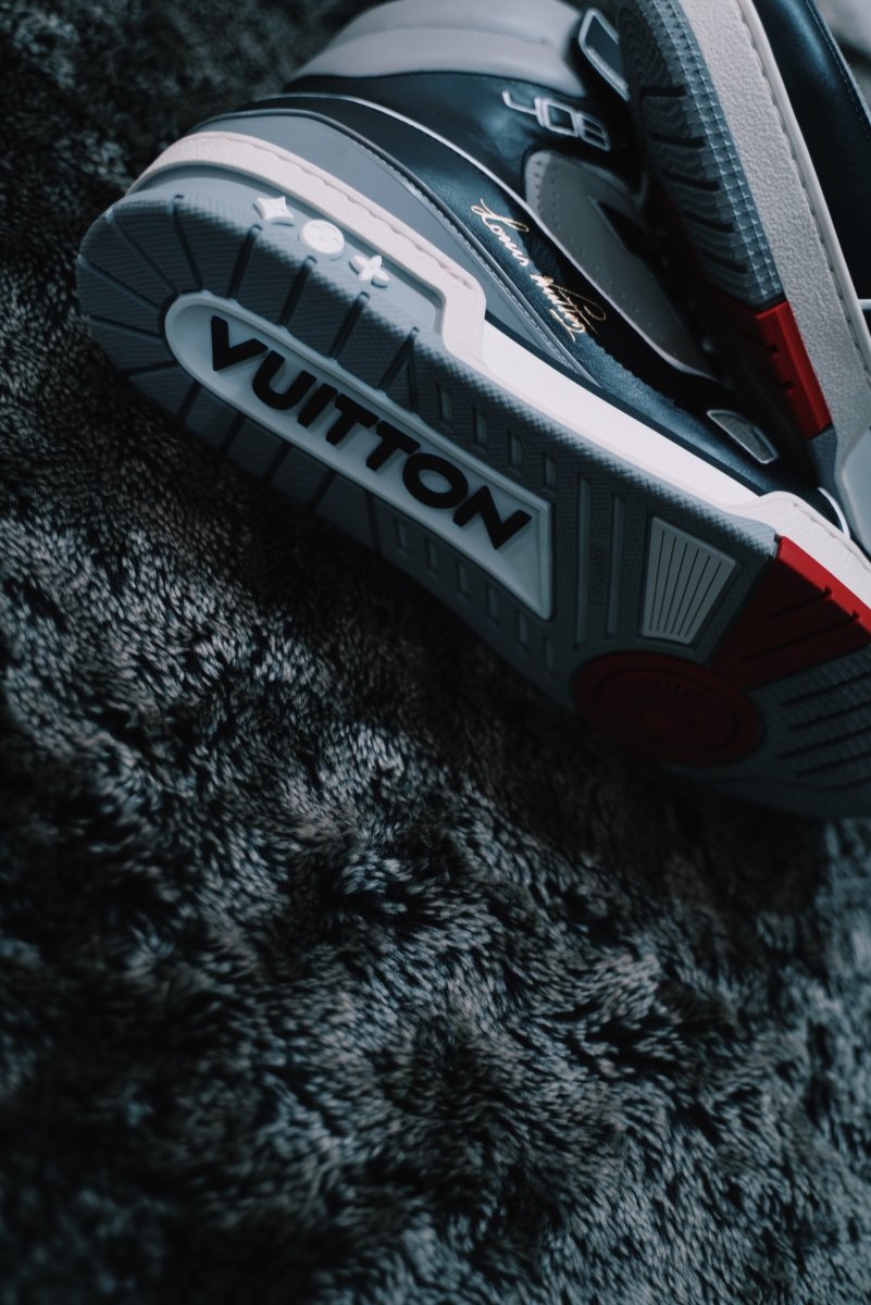 Louis Vuitton LV Trainer Sneaker Boot High Black Grey - La Familia Street Culture - Louis Vuitton - Louis Vuitton LV Trainer Sneaker Boot High Black Grey - La Familia Street Culture -