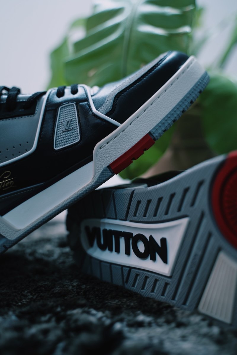 Louis Vuitton LV Trainer Sneaker Boot High Black Grey - La Familia Street Culture - Louis Vuitton - Louis Vuitton LV Trainer Sneaker Boot High Black Grey - La Familia Street Culture -