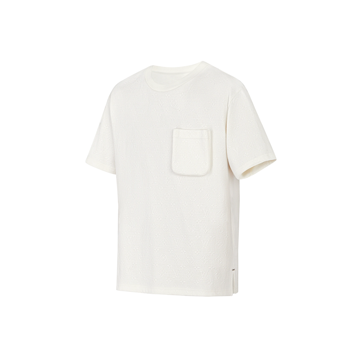 Louis Vuitton Signature 3D Pocket Monogram T-shirt White - La Familia Street Culture - La Familia Street Culture - Louis Vuitton Signature 3D Pocket Monogram T-shirt White - La Familia Street Culture -