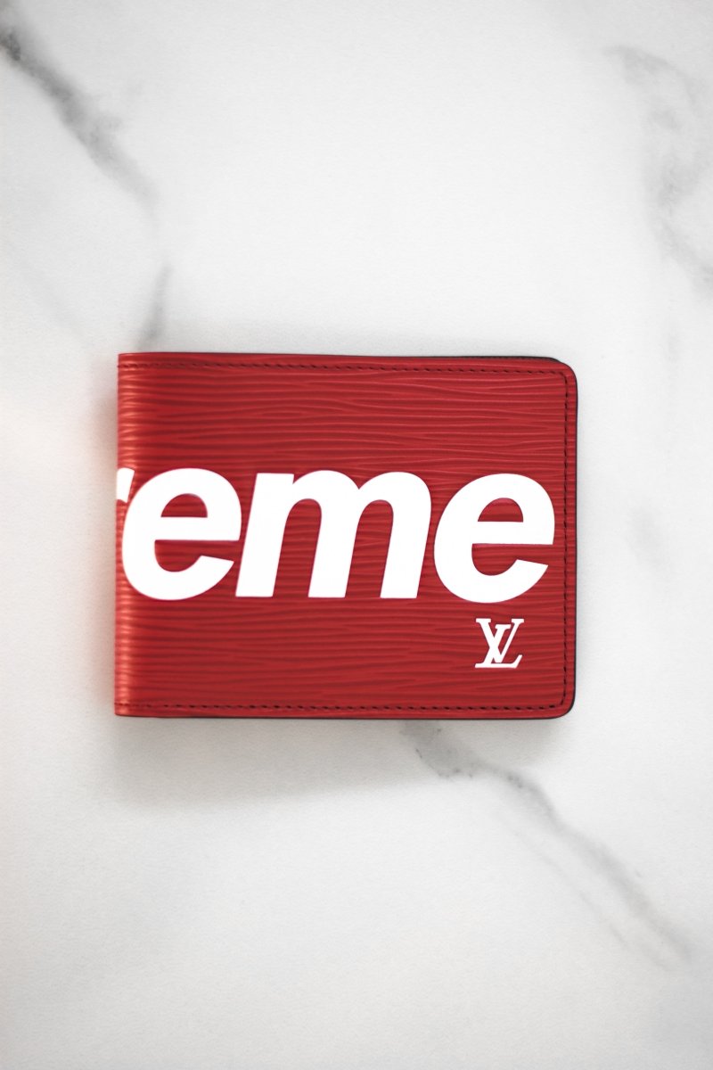 Louis Vuitton x Supreme slender wallet - La Familia Street Culture