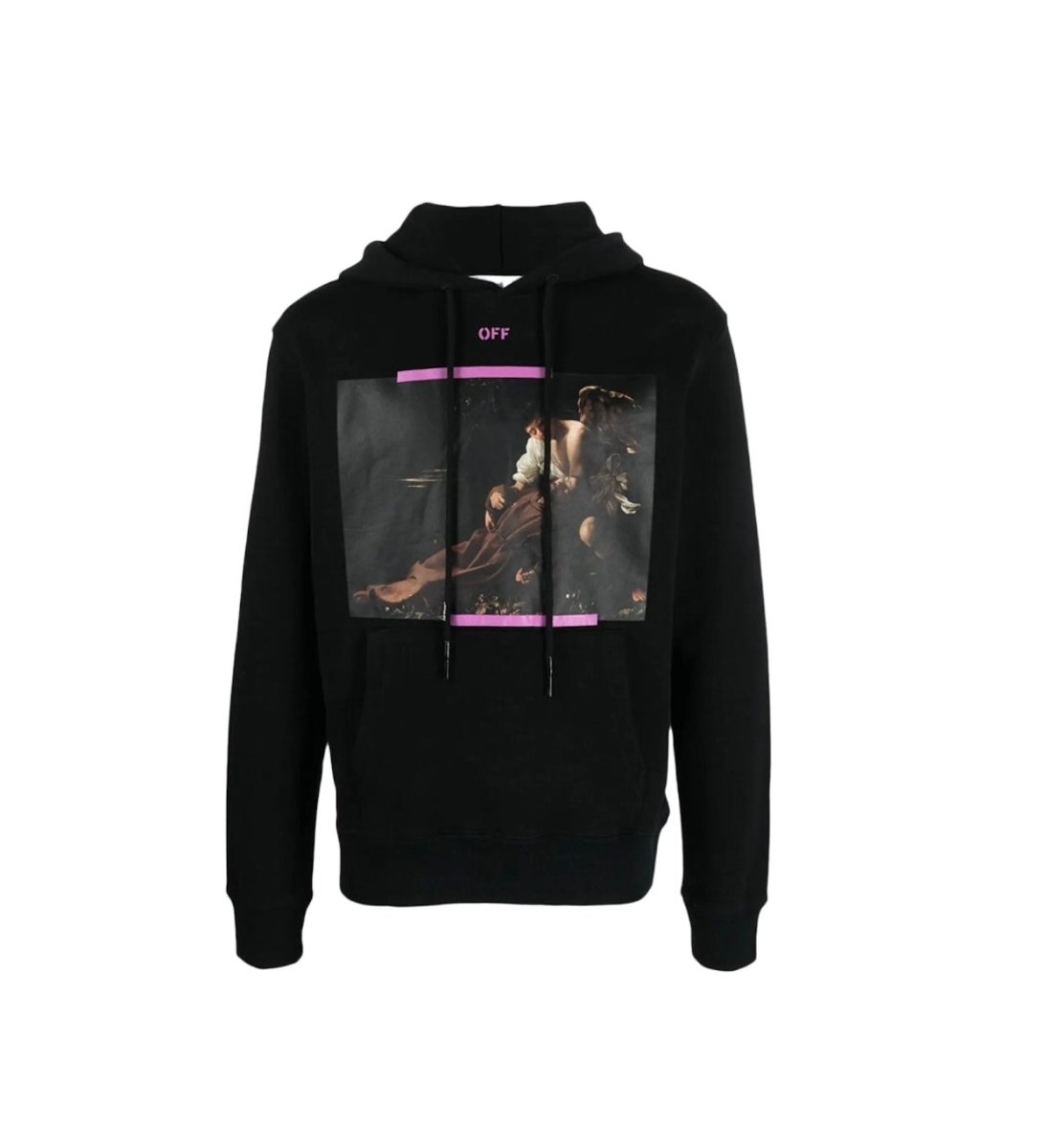 Off - White Arrow Caravaggio St. Fran Slim Hoodie Black Purple Multi - La Familia Street Culture - OFF WHITE - Off - White Arrow Caravaggio St. Fran Slim Hoodie Black Purple Multi - La Familia Street Culture - La Familia - La Familia South Africa - LaFamilia