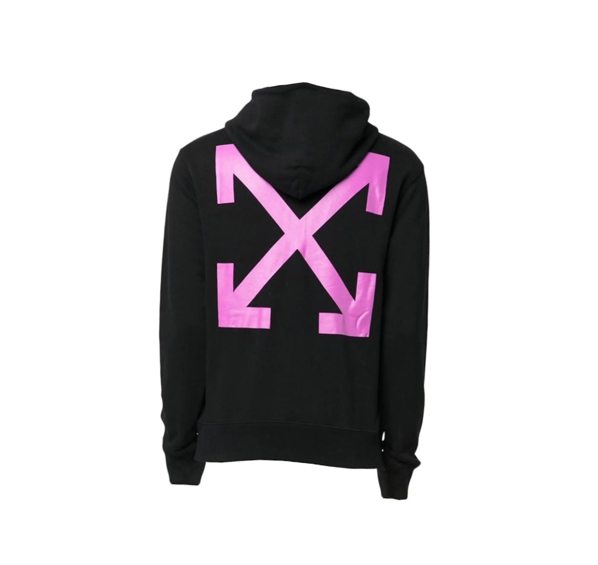 Off-White Arrow Caravaggio Fran Slim Hoodie Black Purple Multi