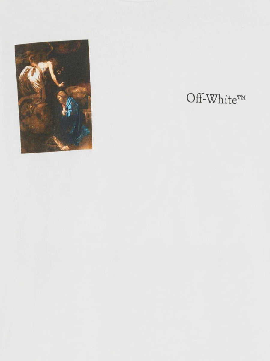 Off - White Caravaggio Lute - Print T-Shirt - La Familia Street Culture - Off - White - Off - White Caravaggio Lute - Print T-Shirt - La Familia Street Culture - Off White Caravaggio Lute - Print T-Shirt -