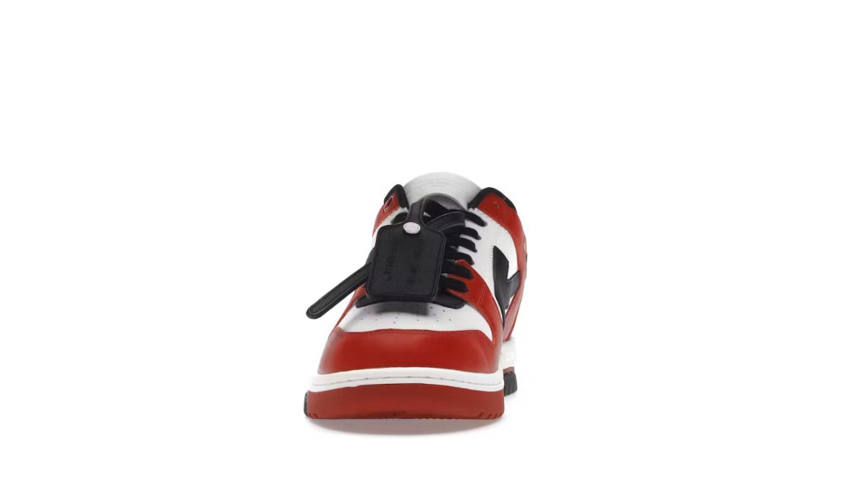 Off - White Out Of Office OOO Low Tops Black Red White - La Familia Street Culture - Off - White - Apparel - Hype - hype beast