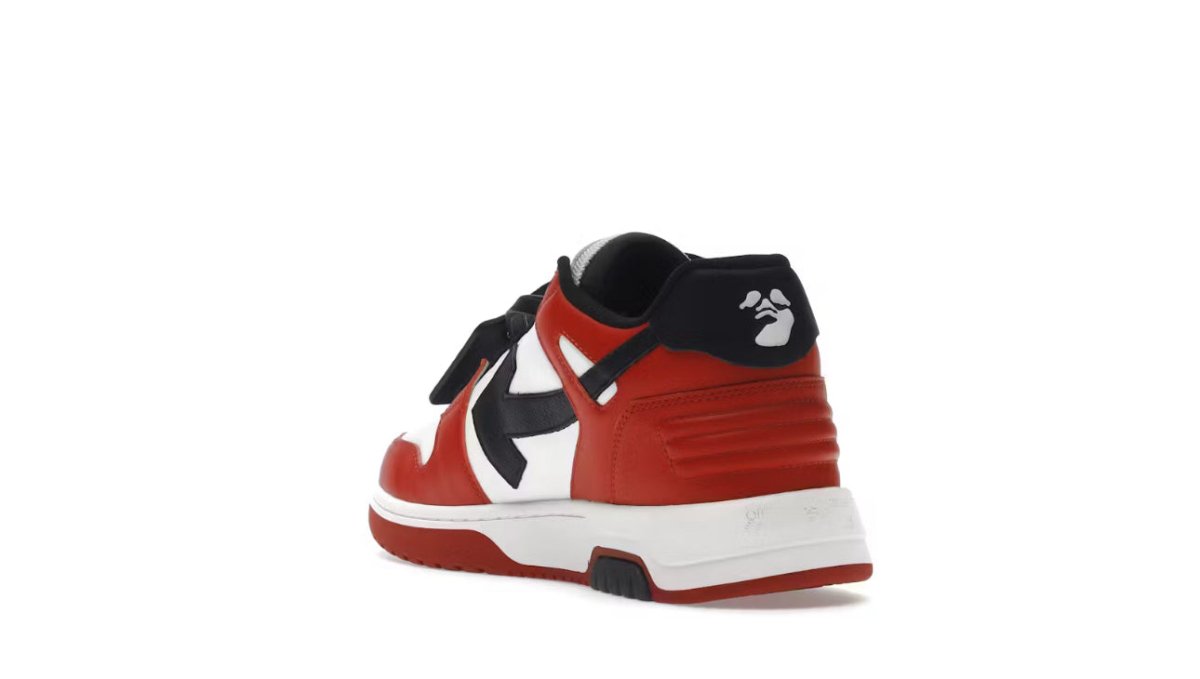 Off - White Out Of Office OOO Low Tops Black Red White - La Familia Street Culture - Off - White - Apparel - Hype - hype beast