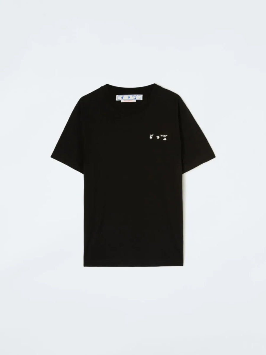 Off - White Ow Logo Slim S/S Tee Black White - La Familia Street Culture - Off - White - Off - White Ow Logo Slim S/S Tee Black White - La Familia Street Culture - Off - White Ow Logo Slim S/S Tee Black White -