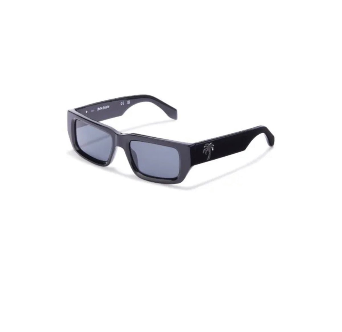Palm Angels Sutter Rectangular Shape Sunglasses Black Dark Grey - La Familia Street Culture - PALM ANGELS - Palm Angels Sutter Rectangular Shape Sunglasses Black Dark Grey - La Familia Street Culture - online - Palm Angels Sutter Rectangular Shape Sunglasses Black Dark Grey -