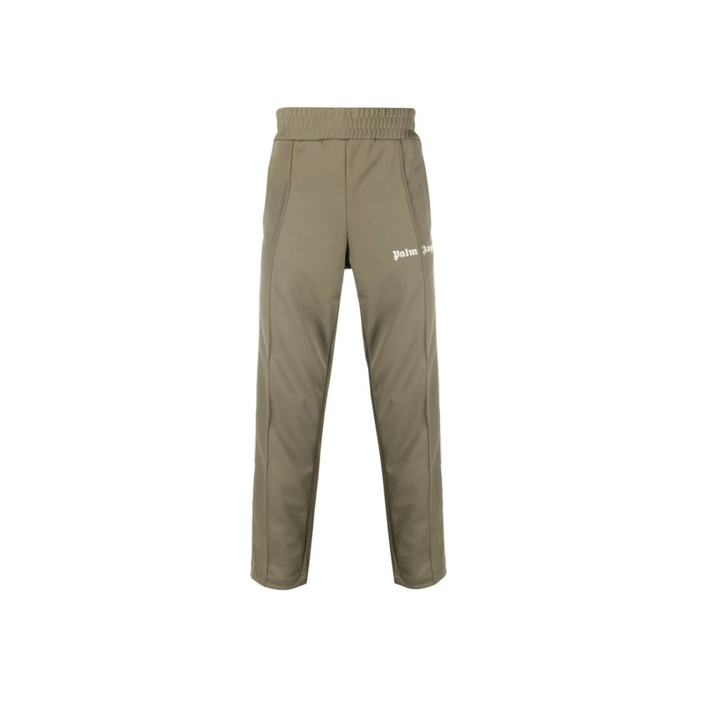 Palm Angels Military Green Polyester Classic Track Pants 465