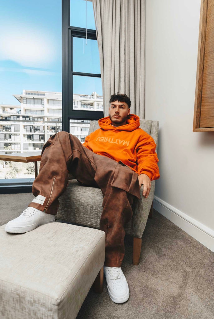 Micael Matthew's Burnt Orange "Matthieu" Hoodie