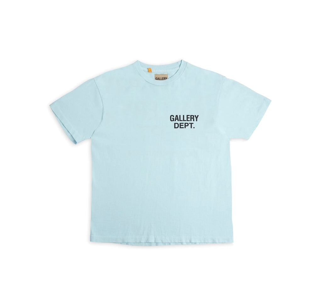 Gallery Dept. Baby Blue Logo Souvenir Short Sleeve T- Shirt