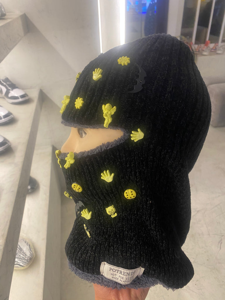 Potrends Ski Mask Black - La Familia Street Culture