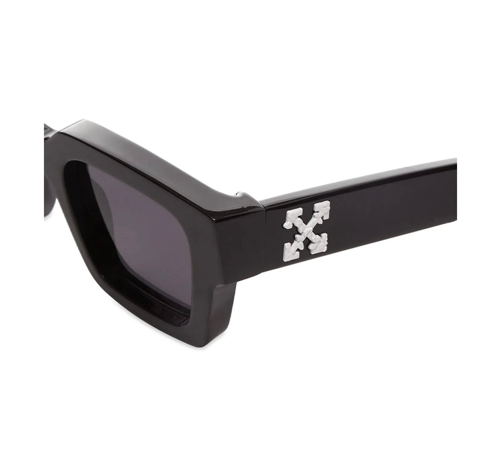 Off White Virgil Square Frame Sunglasses Black White Grey