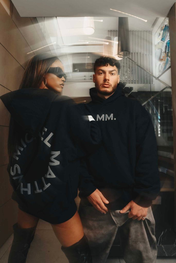 Micael Matthew's Noir "MM" Signature Hoodie Black