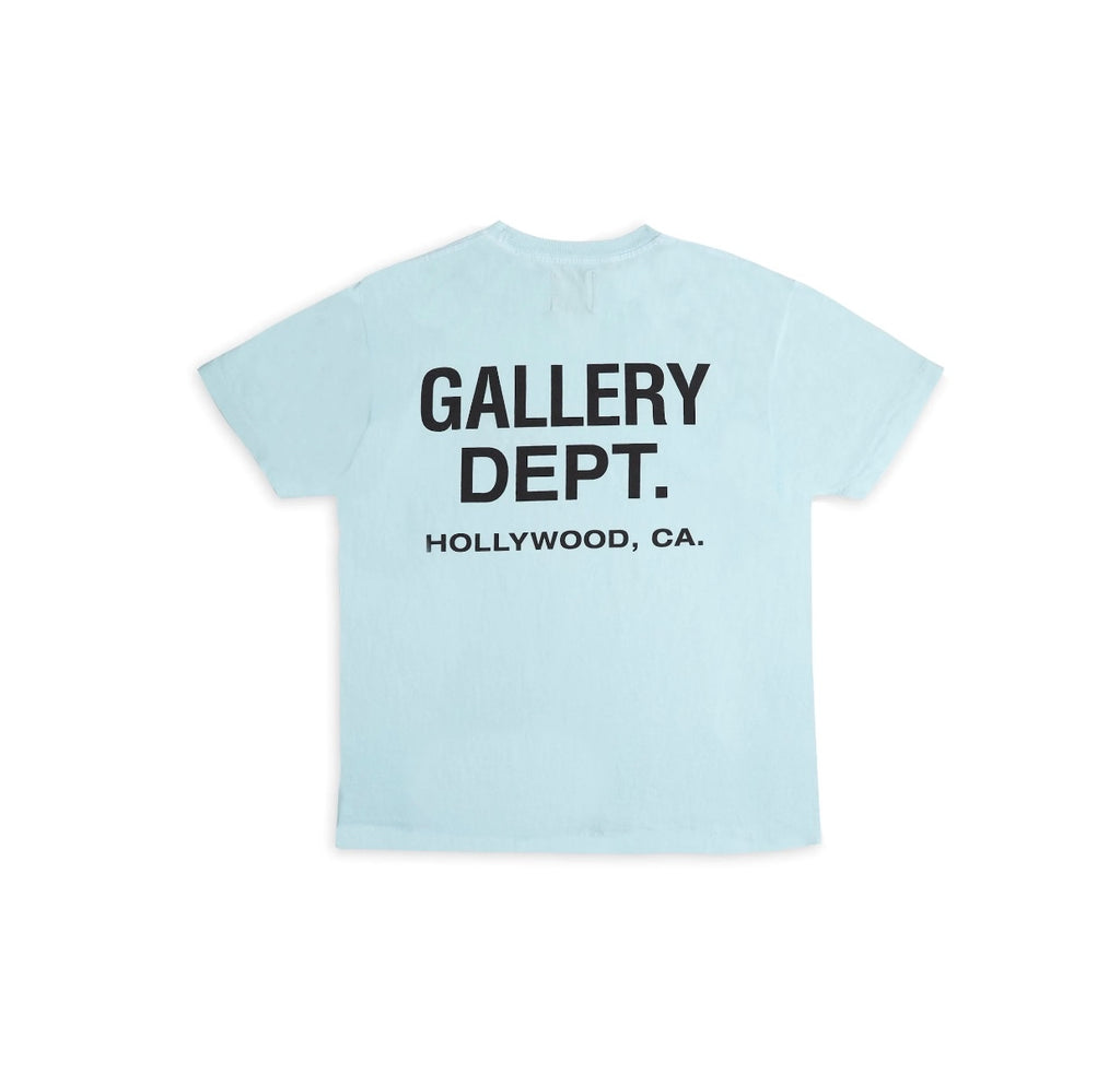 Gallery Dept. Baby Blue Logo Souvenir Short Sleeve T- Shirt