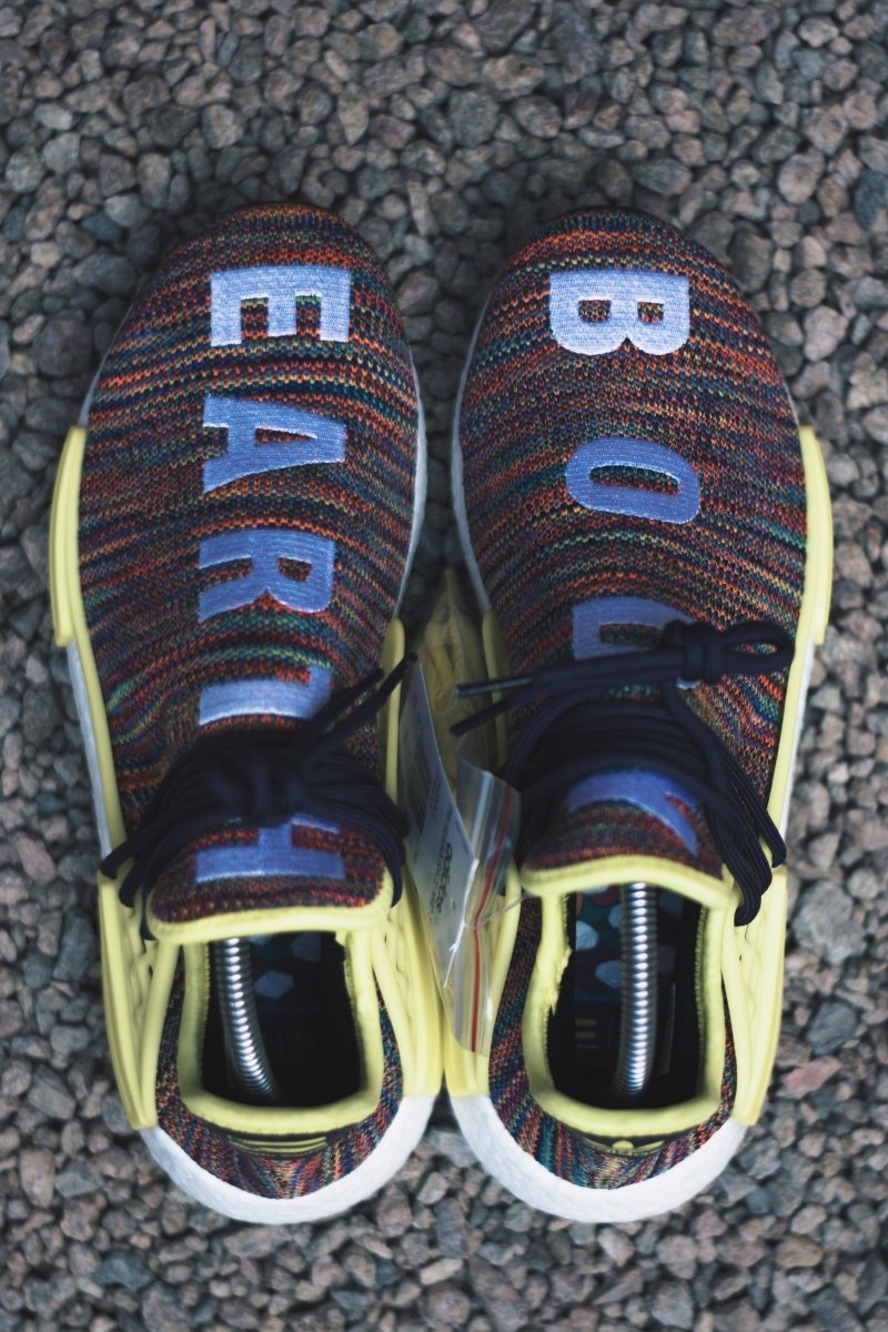 Adidas x Pharrell Williams Human Race NMD “Multicolor” - La Familia Street Culture - Adidas - Adidas x Pharrell Williams Human Race NMD “Multicolor” - La Familia Street Culture - Hu - hu nmd - Hu Racer