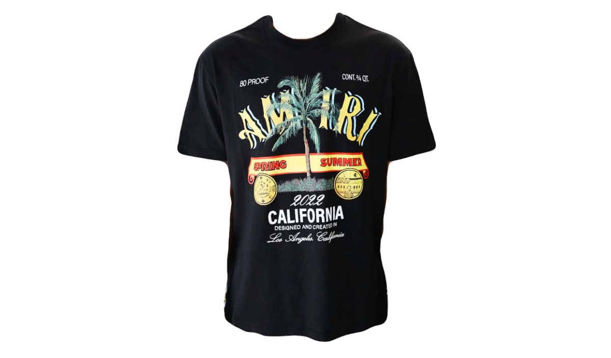 Amiri Rum Label T-Shirt Black - La Familia Street Culture - Amiri - Amiri Rum Label T-Shirt Black - La Familia Street Culture - Amiri Rum Label T-Shirt Black - 