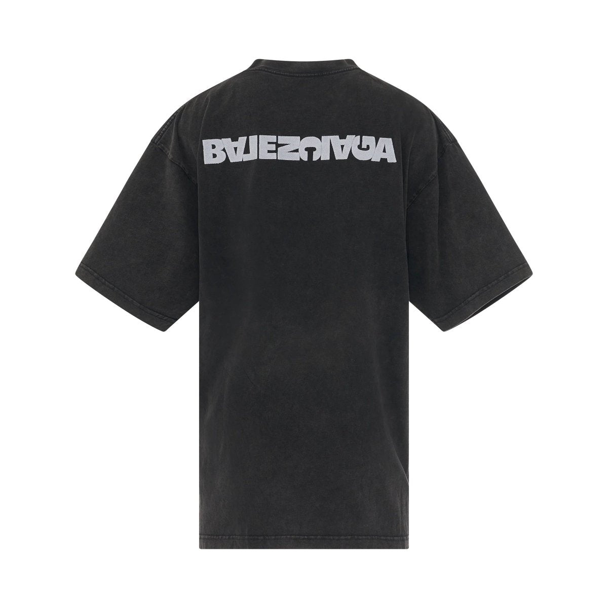 Balenciaga Turn Slit Tee - Washed Black - La Familia Street Culture - Balenciaga - Balenciaga Turn Slit Tee - Washed Black - La Familia Street Culture - Balenciaga Turn Slit Tee - Washed Black - 