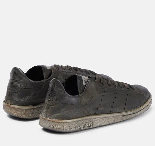 Balenciaga x Adidas Stan Smith Worn - Out Black White - La Familia Street Culture - Adidas - Balenciaga x Adidas Stan Smith Worn - Out Black White - La Familia Street Culture - Balenciaga x Adidas Stan Smith Worn - Out Black White - 