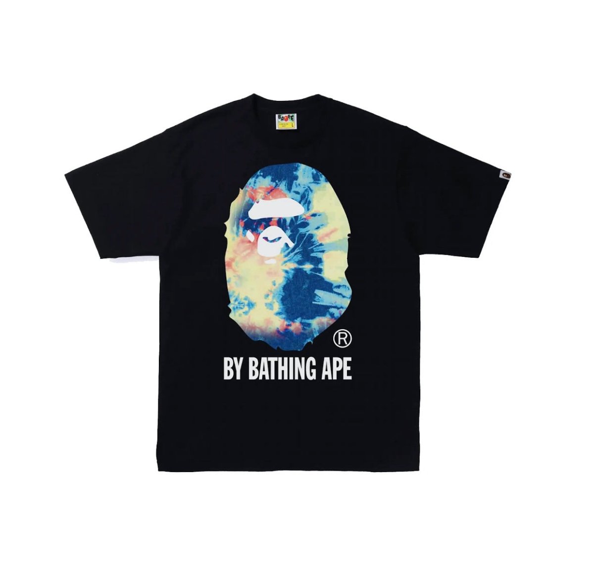Bape Tie Dye By Bathing Ape Tee - Black/ Multi - La Familia Street Culture - BAPE - Bape Tie Dye By Bathing Ape Tee - Black/ Multi - La Familia Street Culture - Bape Tie Dye By Bathing Ape Tee - Black/ Multi - 