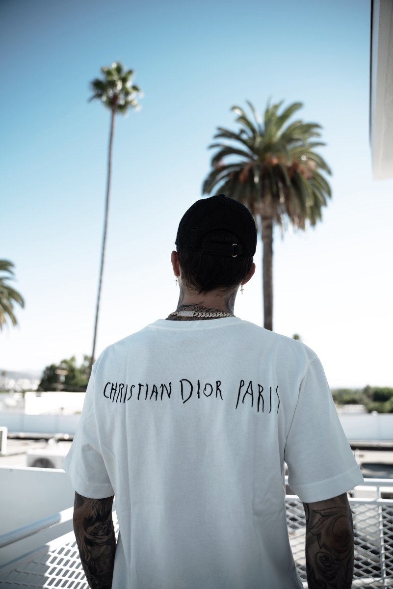 Christian Dior Homme & Raymond Pettibon T-Shirt, White - La Familia Street Culture - CHRISTIAN DIOR - Christian Dior Homme & Raymond Pettibon T-Shirt, White - La Familia Street Culture - Christian Dior - Dior - Hypebeast