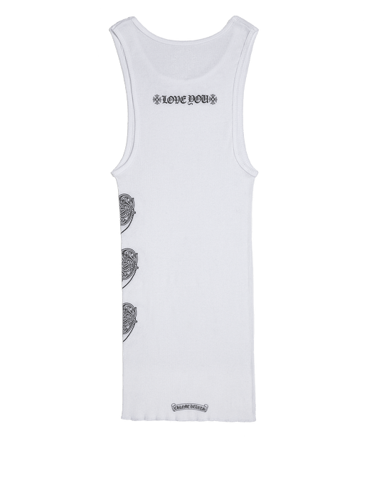 Chrome Hearts Love You Rib Tank - La Familia Street Culture - Chrome Hearts - Chrome Hearts Love You Rib Tank - 2025 - Apparel - Cape Town