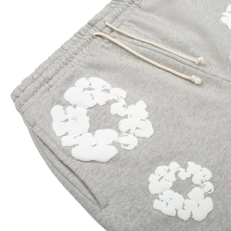 Denim Tears The Cotton Wreath Shorts Grey - La Familia Street Culture - Denim Tears - Denim Tears The Cotton Wreath Shorts Grey - Denim Tears The Cotton Wreath Shorts Grey - 