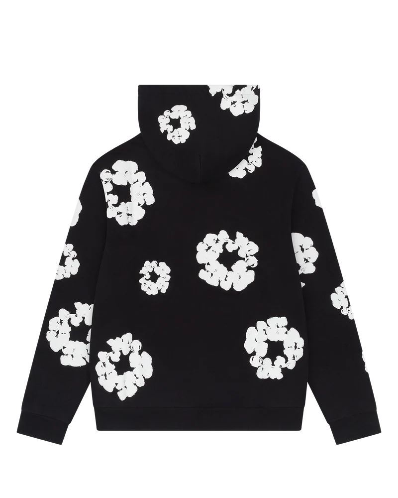 Denim Tears The Cotton Wreath Sweatshirt Black - La Familia Street Culture - Denim Tears - Denim Tears The Cotton Wreath Sweatshirt Black - Denim Tears The Cotton Wreath Sweatshirt Black - 