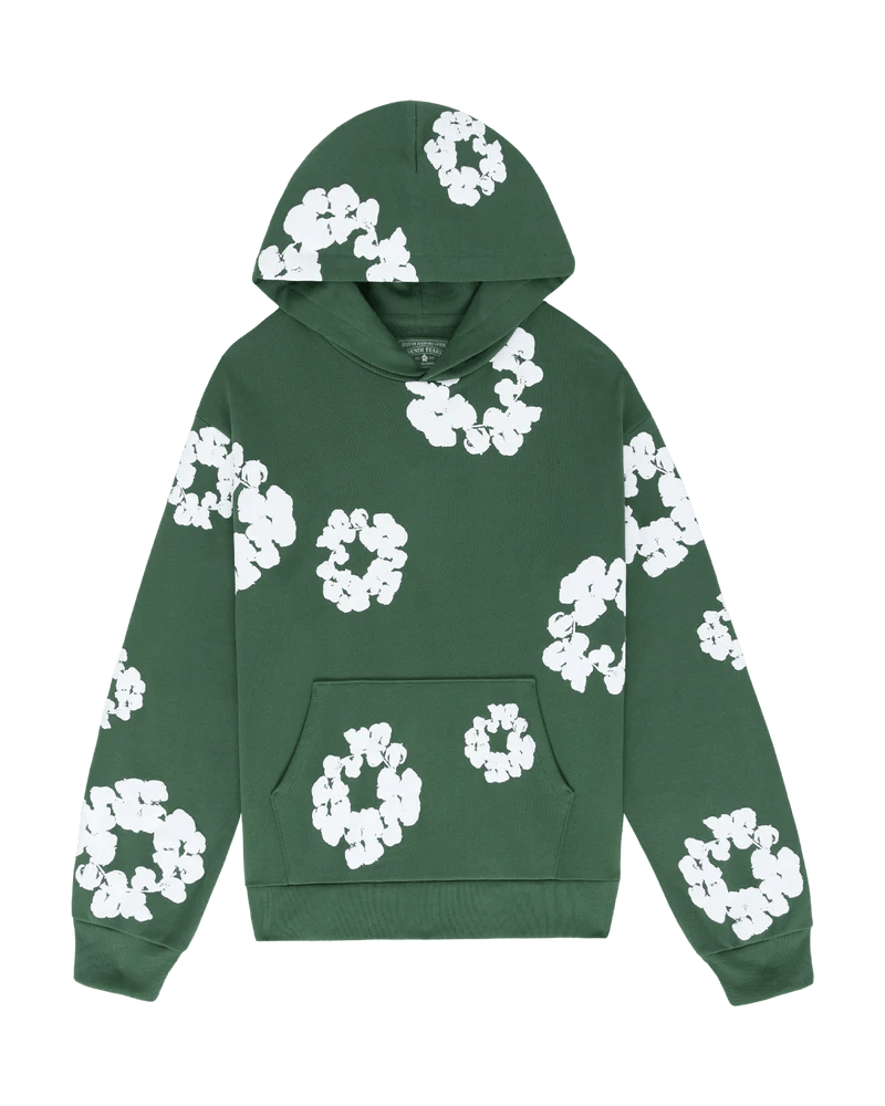 Denim Tears The Cotton Wreath Sweatshirt Green - La Familia Street Culture - Denim Tears - Denim Tears The Cotton Wreath Sweatshirt Green - Denim Tears The Cotton Wreath Sweatshirt Green - 