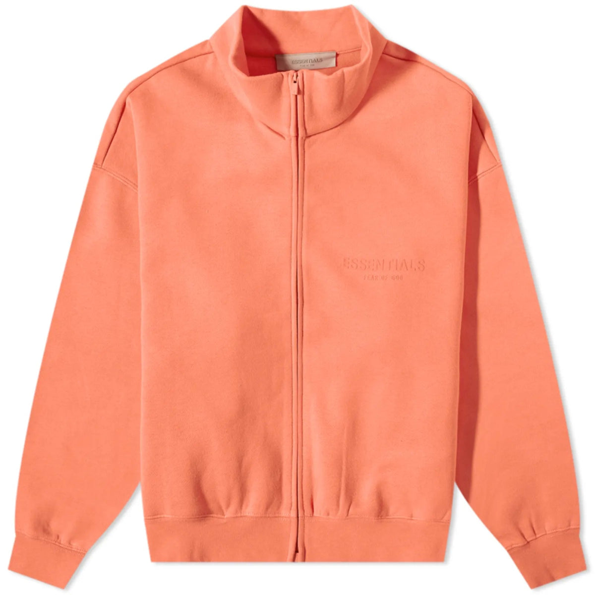 Fear of God Essentials Full - zip jacket Coral - La Familia Street Culture - FEAR OF GOD - Fear of God Essentials Full - zip jacket Coral - 