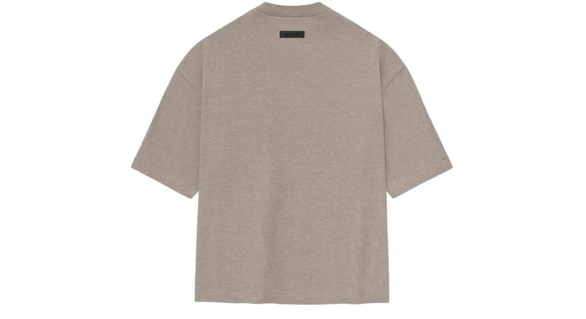 Fear Of God Essentials T-shirt Core Heather - La Familia Street Culture - FEAR OF GOD - Fear Of God Essentials T-shirt Core Heather - 