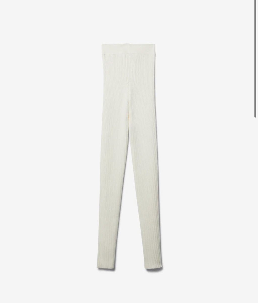 Fear of God Essentials Waffle Leggings Cloud Dancer - La Familia Street Culture - FEAR OF GOD - Fear of God Essentials Waffle Leggings Cloud Dancer - Apparel - Fear Of God - Fear of God essentials
