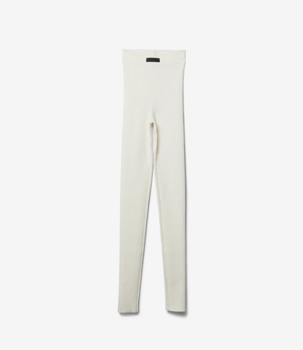 Fear of God Essentials Waffle Leggings Cloud Dancer - La Familia Street Culture - FEAR OF GOD - Fear of God Essentials Waffle Leggings Cloud Dancer - Apparel - Fear Of God - Fear of God essentials