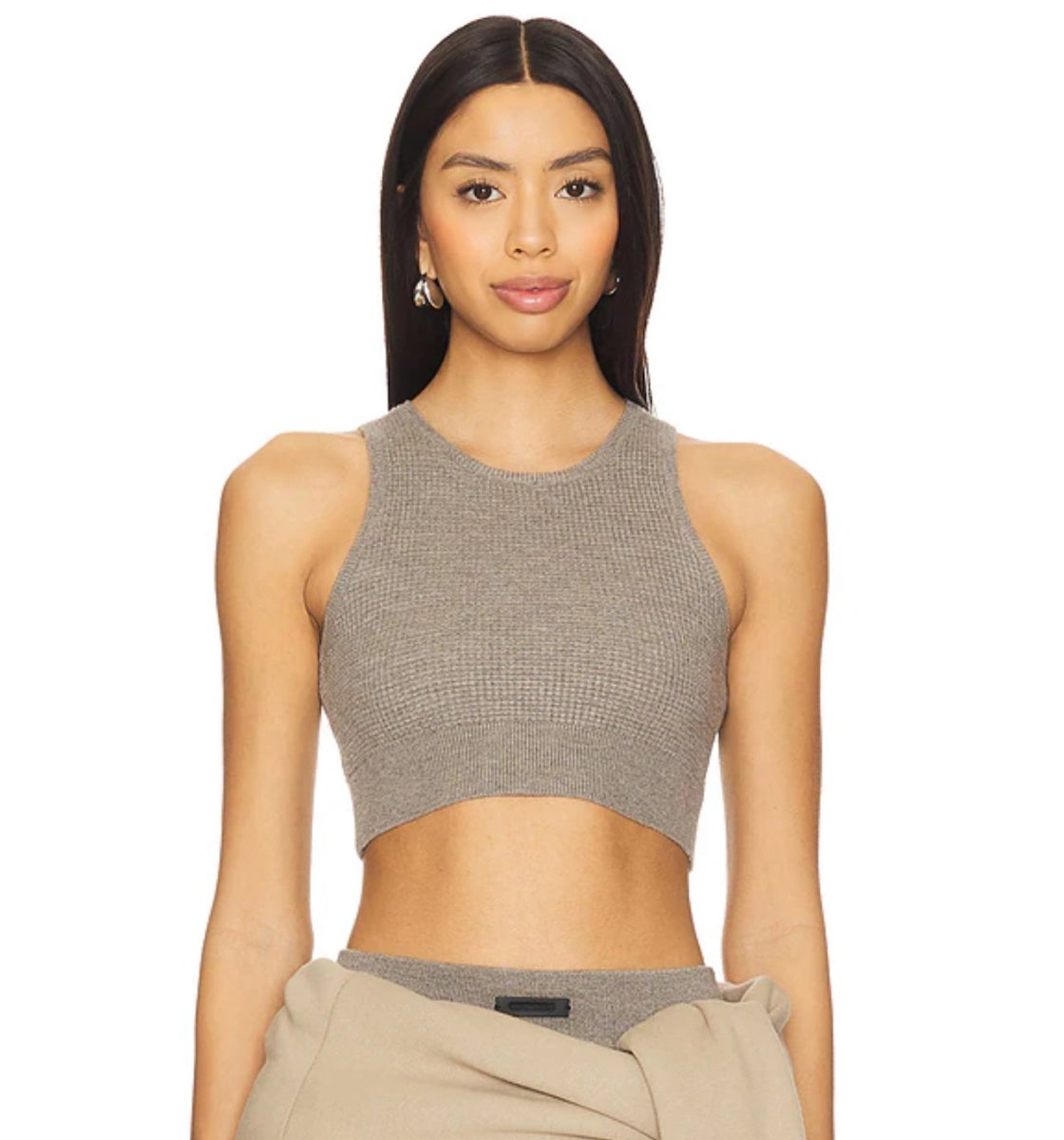 Fear of God Essentials Waffle Sport Tank Top Core Heather - La Familia Street Culture - FEAR OF GOD - Fear of God Essentials Waffle Sport Tank Top Core Heather - Apparel - Cape Town - Fear Of God