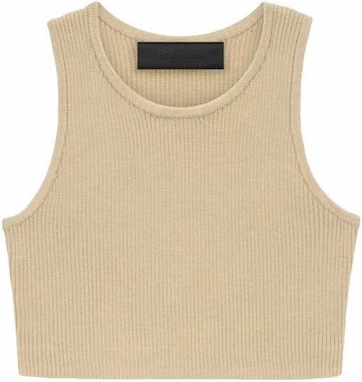 Fear of God Essentials Waffle Sport Tank Top Gold Heather - La Familia Street Culture - FEAR OF GOD - Fear of God Essentials Waffle Sport Tank Top Gold Heather - Fear of God Essentials Waffle Sport Tank Top Gold Heather - 
