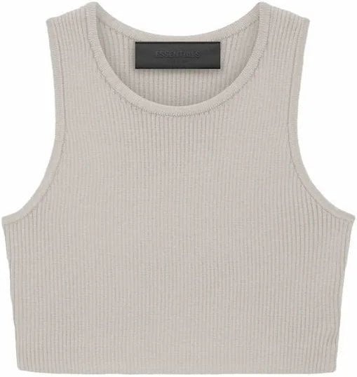 Fear of God Essentials Waffle Sport Tank Top Silver Cloud - La Familia Street Culture - FEAR OF GOD - Fear of God Essentials Waffle Sport Tank Top Silver Cloud - Apparel - Fear Of God - Fear of God essentials