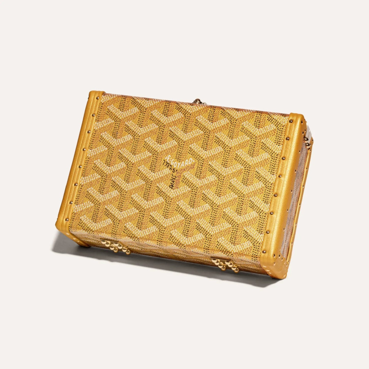 Goyard Minaudière Trunk Bag Gold - La Familia Street Culture - Goyard - Goyard Minaudière Trunk Bag Gold - Goyard Minaudière Trunk Bag Gold - 