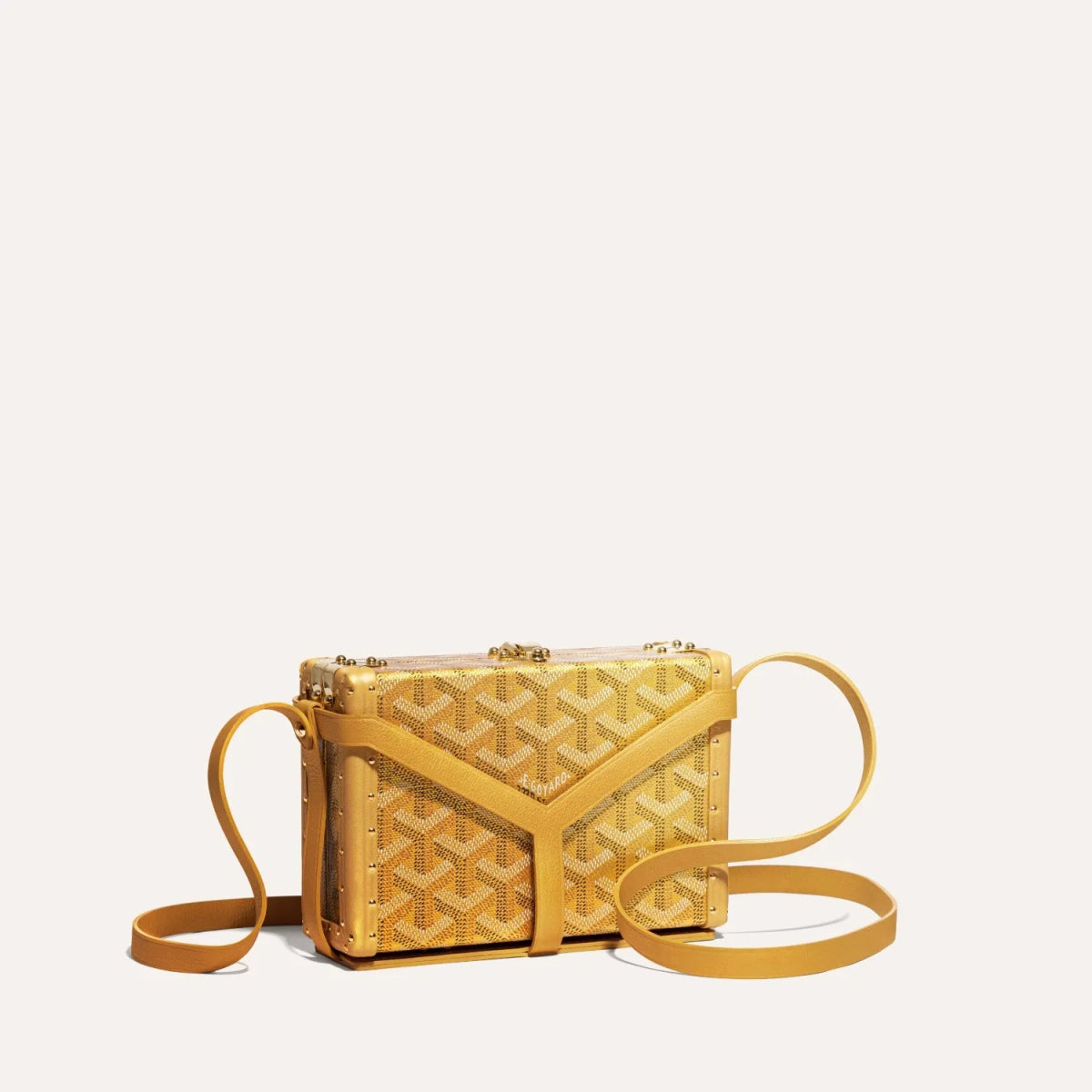 Goyard Minaudière Trunk Bag Gold - La Familia Street Culture - Goyard - Goyard Minaudière Trunk Bag Gold - Goyard Minaudière Trunk Bag Gold - 