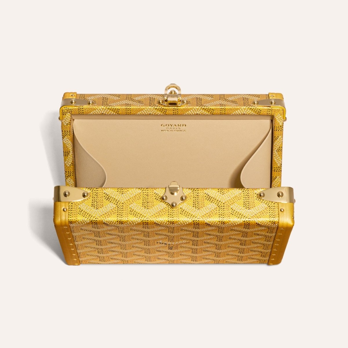 Goyard Minaudière Trunk Bag Gold - La Familia Street Culture - Goyard - Goyard Minaudière Trunk Bag Gold - Goyard Minaudière Trunk Bag Gold - 
